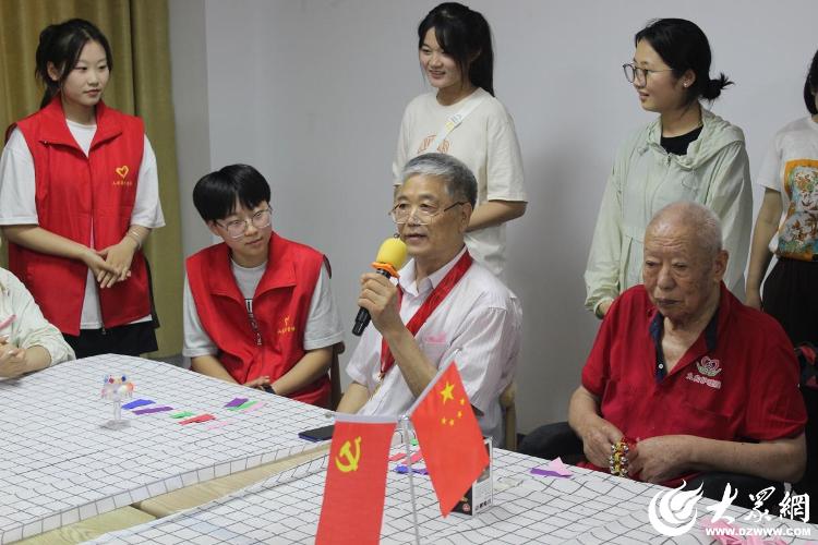 九游体育山东医专护理系 “同心向党迎七一 关爱老人促健康”主题活动走进临沂河东九曲护理院(图8)